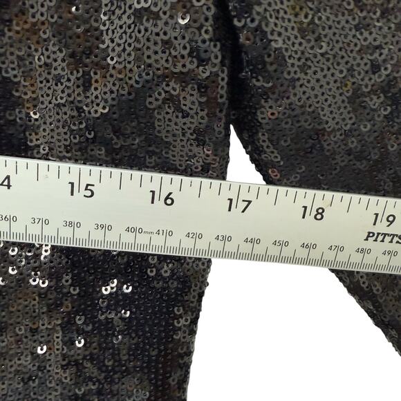 NWT Something Navy Sequins Black Mini‎ Dress Women’s Size XS - Picture 8 of 13